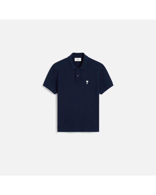 AMI Blue T-Shirts And Polos for men