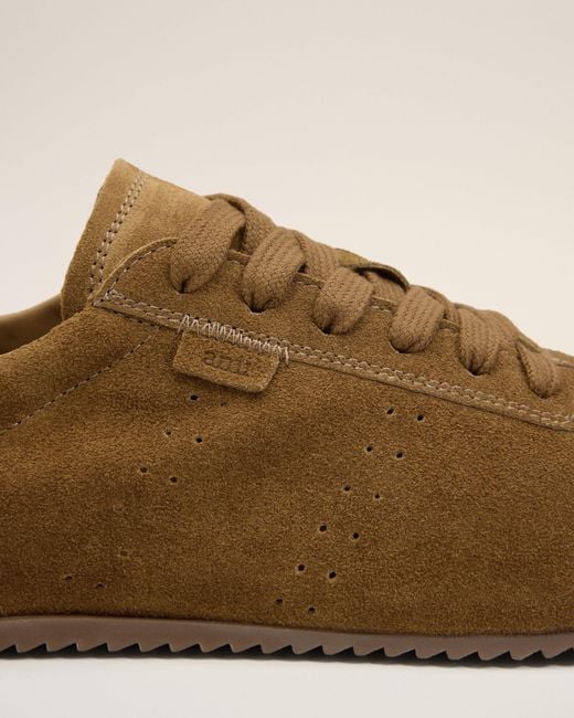 AMI Natural Cow Leather Soft Sneakers