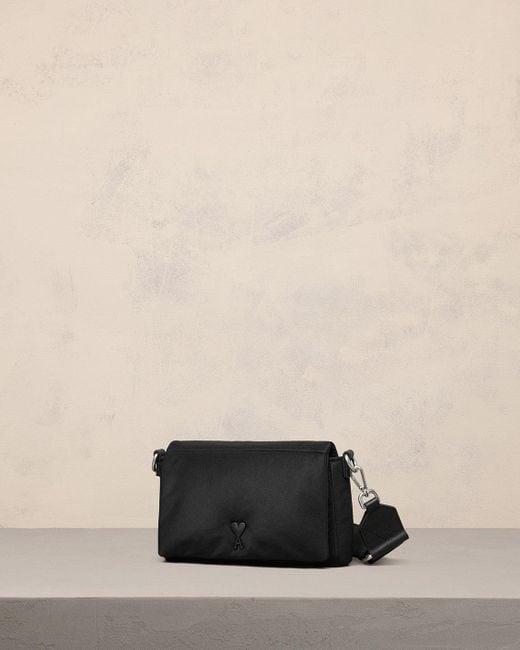 Ami Paris Ami De Coeur Lunch Box Bag in Natural | Lyst