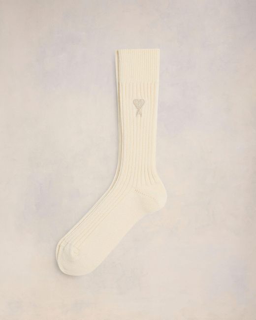 AMI Natural Ami De Coeur Plain Socks