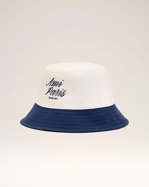 AMI Blue And Cotton Hat