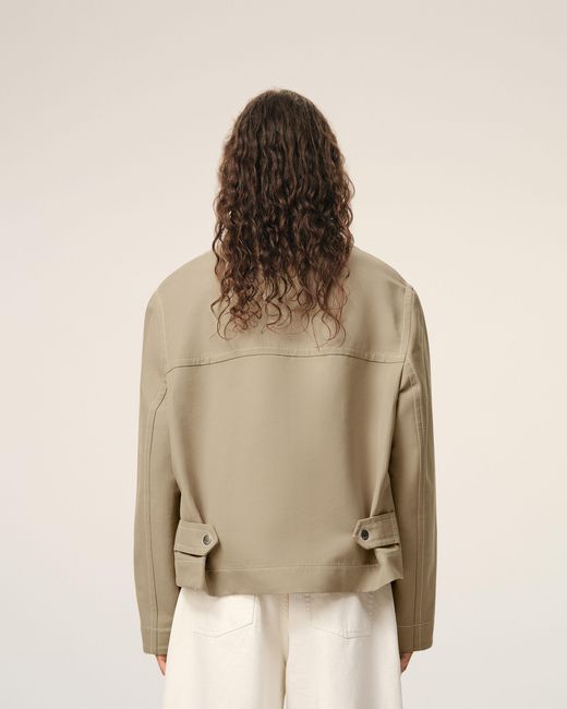 AMI Natural Cotton Utility Jacket for men
