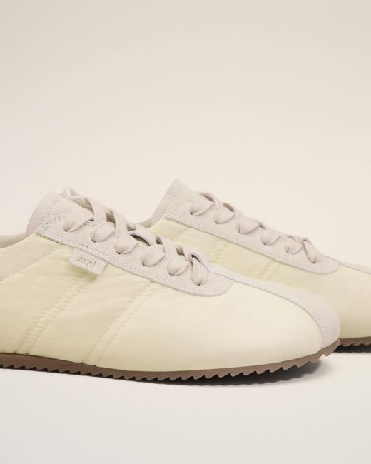 AMI Natural Nylon Soft Sneakers