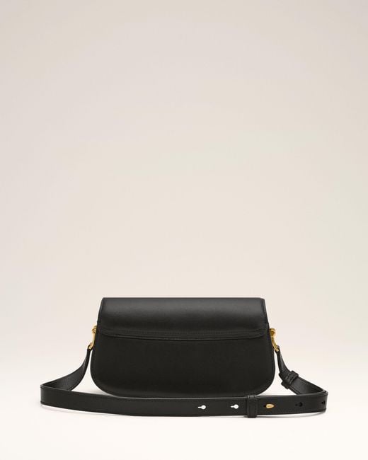 AMI Natural Cowhide Leather Paris Paris Shoulder Bag