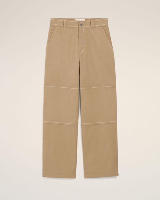 AMI Natural Cotton Worker Trousers for men
