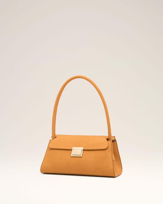 AMI Natural Cow Leather Small Mimi Bag