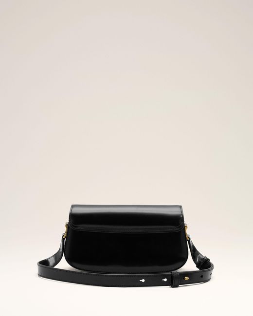 AMI White Cow Leather Shoulder Paris Paris Bag
