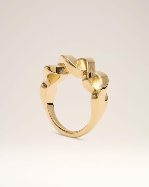 AMI Metallic Brass Tresse Ring