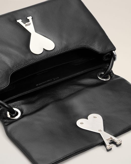 AMI Natural Cowhide Leather Voulez-Vous Bag