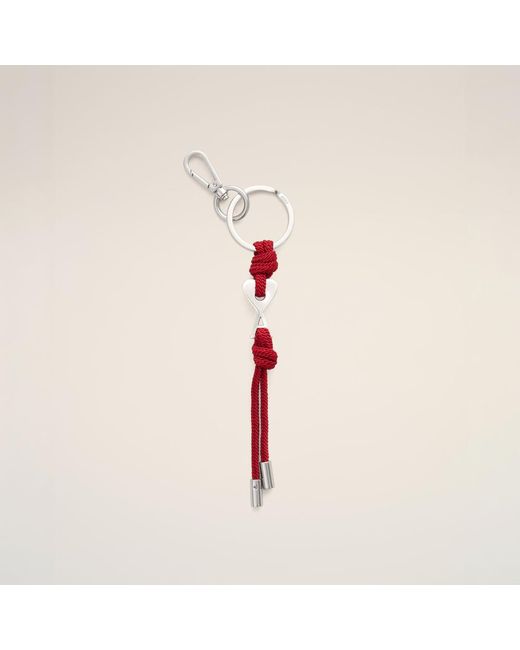 AMI Natural Metal Charm Keyring With Ami De Coeur