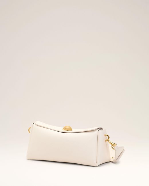 AMI Natural Cow Leather Carrousel Bag