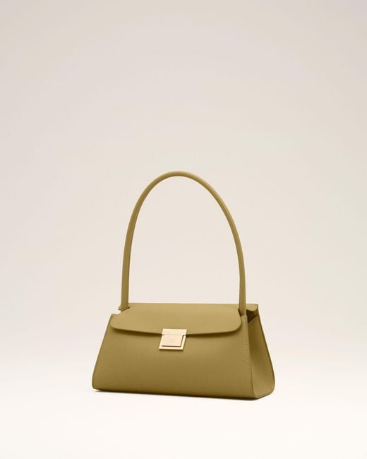 AMI Natural Cow Leather Small Mimi Bag
