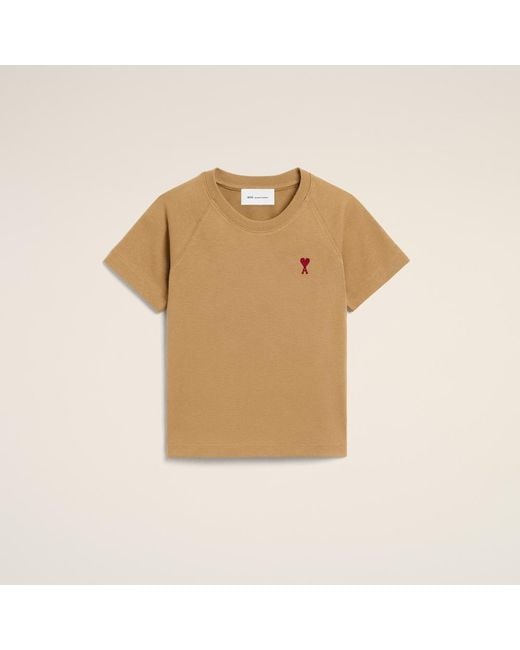 AMI Natural Cotton Ami De Coeur T-Shirt