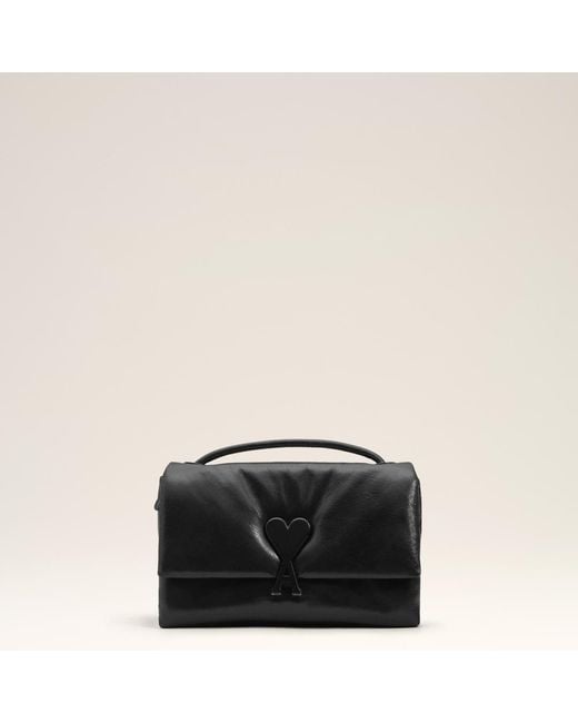 AMI Natural Cowhide Leather Voulez-Vous Bag