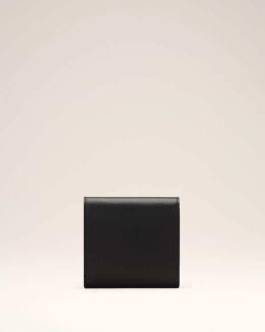 AMI Natural Paris Paris Cowhide Leather Compact Wallet