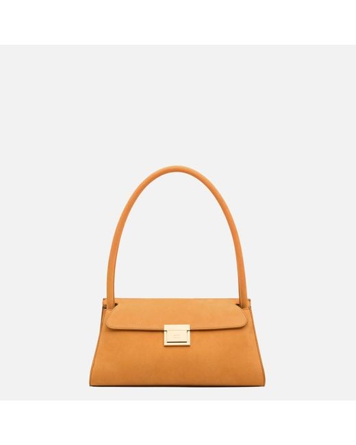 AMI Natural Cow Leather Small Mimi Bag