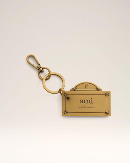 AMI Metallic Street Plate Keyring