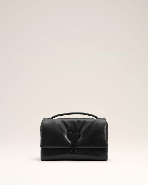 AMI Natural Cowhide Leather Voulez-Vous Bag