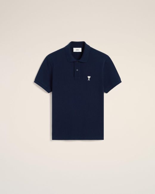 AMI Blue T-Shirts And Polos for men
