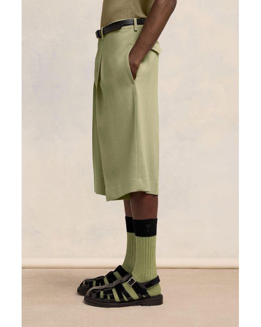 AMI Green Two Tones Ami De Coeur Socks for men