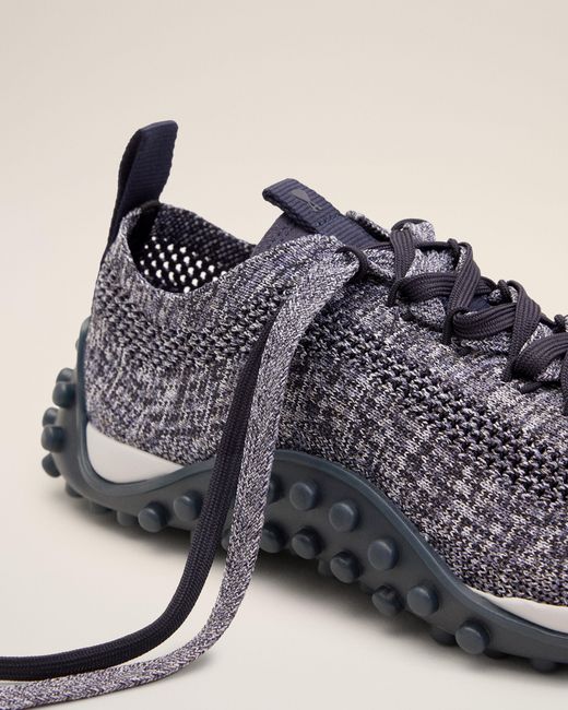 AMI Blue Knit Mirage Sneakers