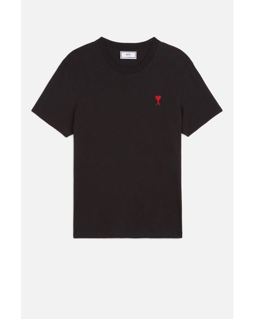 T-shirt ami de coeur AMI pour homme en coloris Black