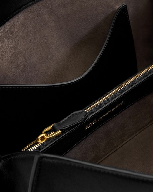 AMI Natural Cow Leather Small Mimi Bag