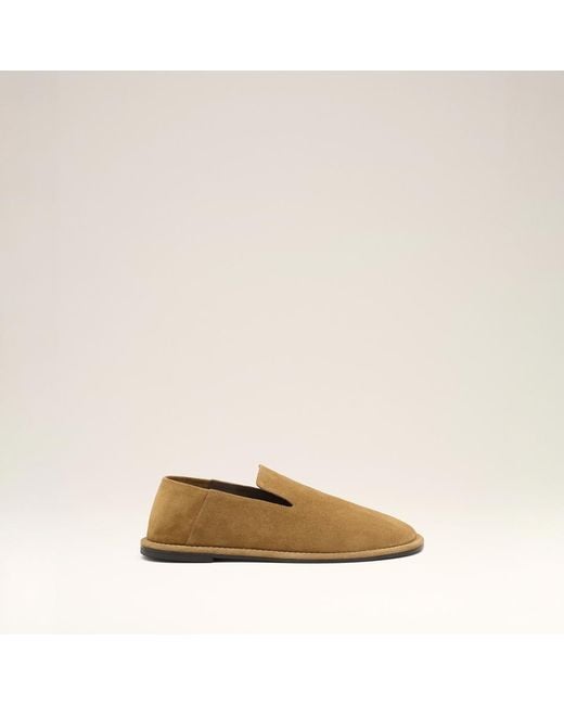 AMI Natural Cow Leather Midi Slippers