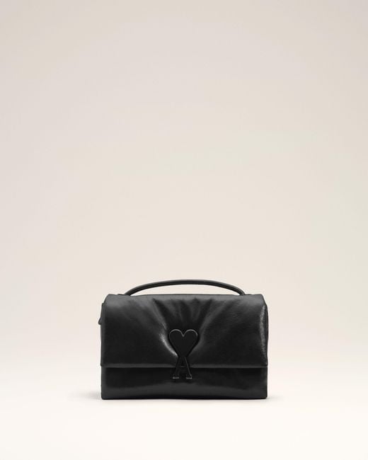 AMI Natural Cowhide Leather Voulez-Vous Bag