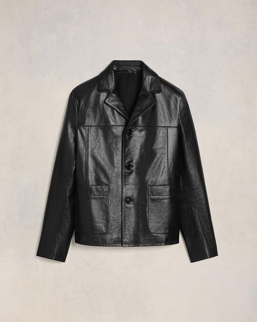AMI Black Buttoned Jacket for men
