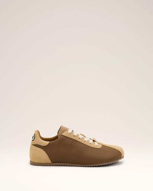 AMI Natural Nylon Soft Sneakers