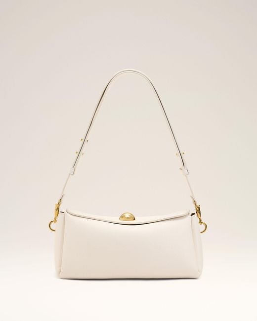 AMI Natural Cow Leather Carrousel Bag