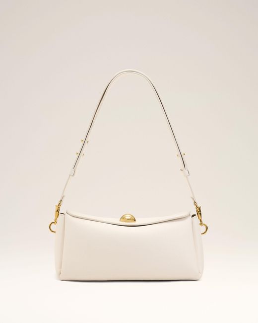 AMI Natural Cow Leather Carrousel Bag