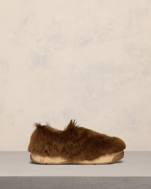 AMI Brown Long Hairs Mule 1509 Sneakers
