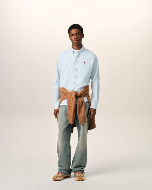 AMI Blue Ami Shirts