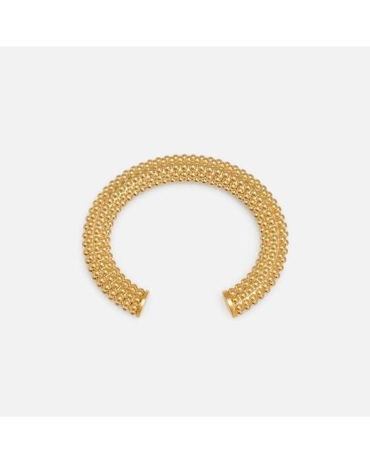 AMI Metallic Brass Pearl Bracelet