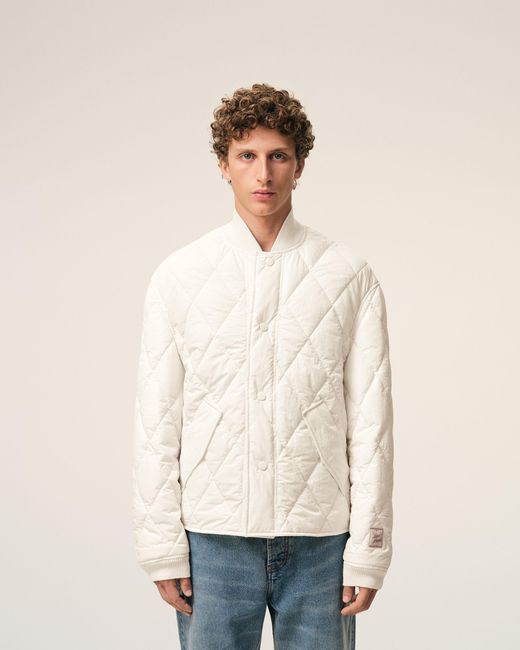 AMI Natural Nylon Padded Jacket