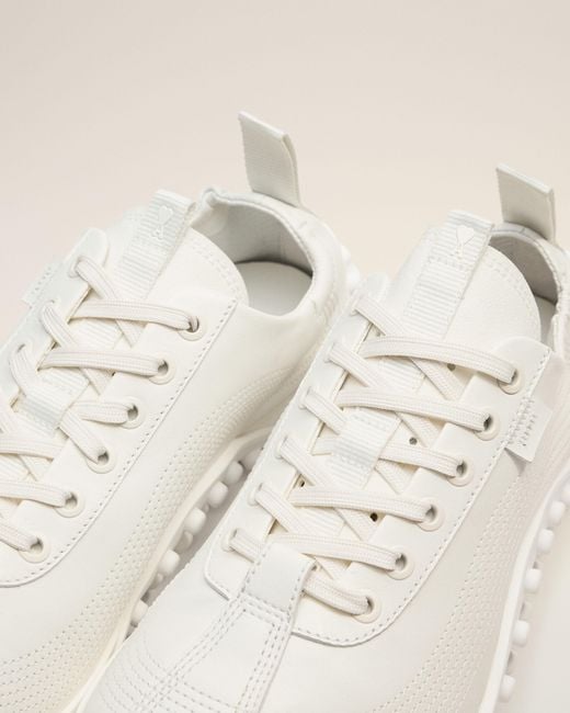 AMI Natural Cow Leather Mirage Sneakers