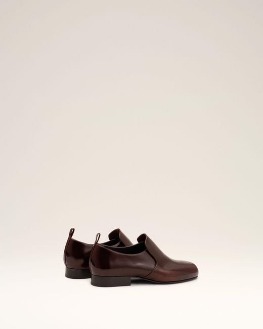 AMI Natural Flat Cow Leather Shoes