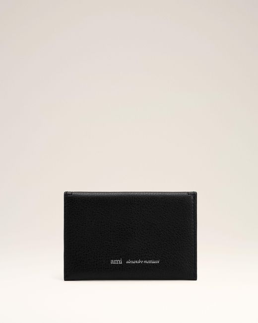 AMI Natural Etienne Taurillon Leather Envelope Card Holder