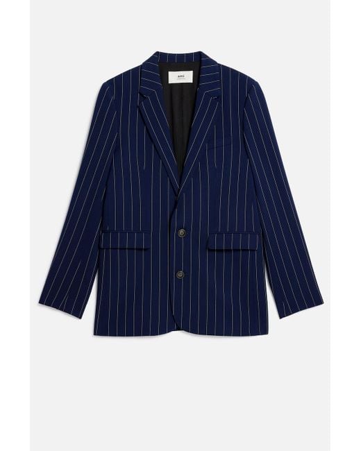 Ami Paris Two Buttons Jacket in Blue for Men | Lyst