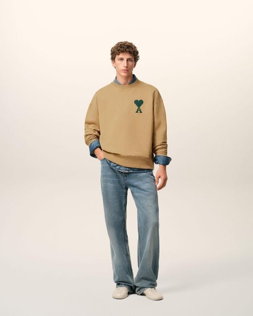 AMI Natural Cotton Ami De Coeur Sweatshirt