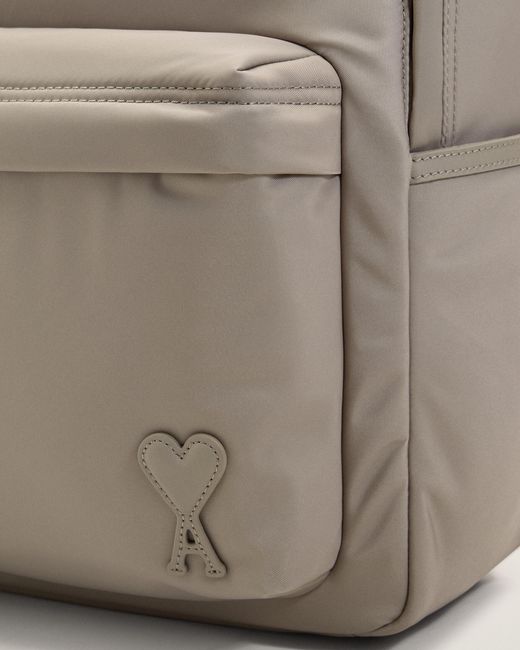 AMI Natural Nylon Marcel Backpack