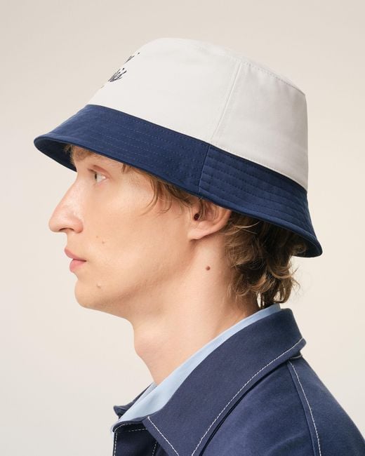 AMI Blue And Cotton Hat