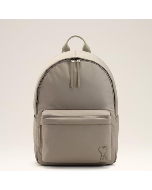 AMI Natural Nylon Marcel Backpack