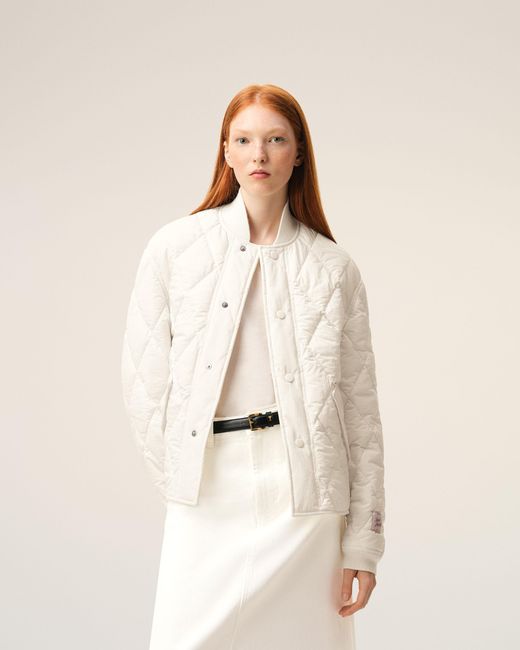 AMI Natural Nylon Padded Jacket
