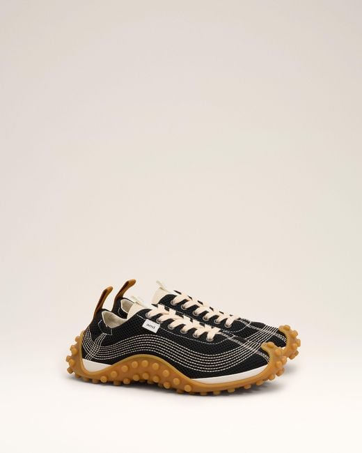 AMI Natural Mesh Mirage Sneakers