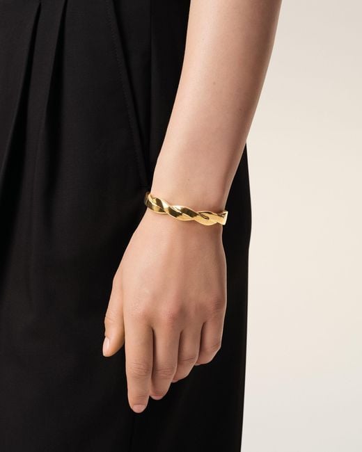 AMI Natural Brass Tresse Bracelet