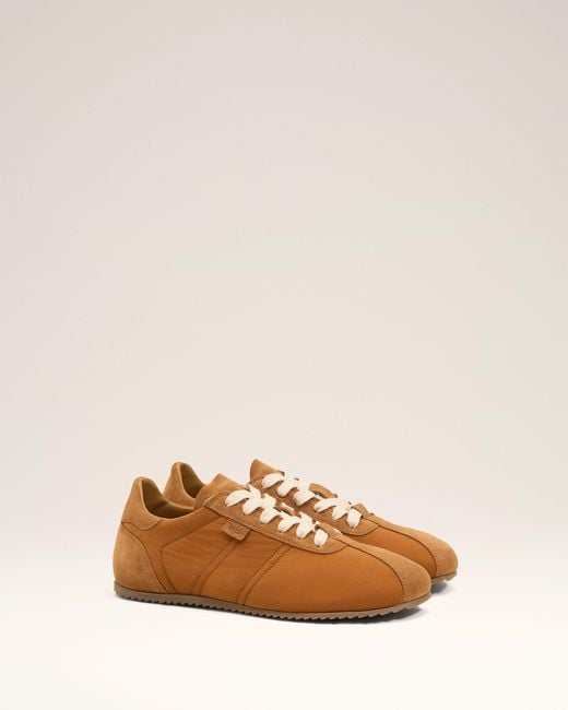 AMI Natural Nylon Soft Sneakers