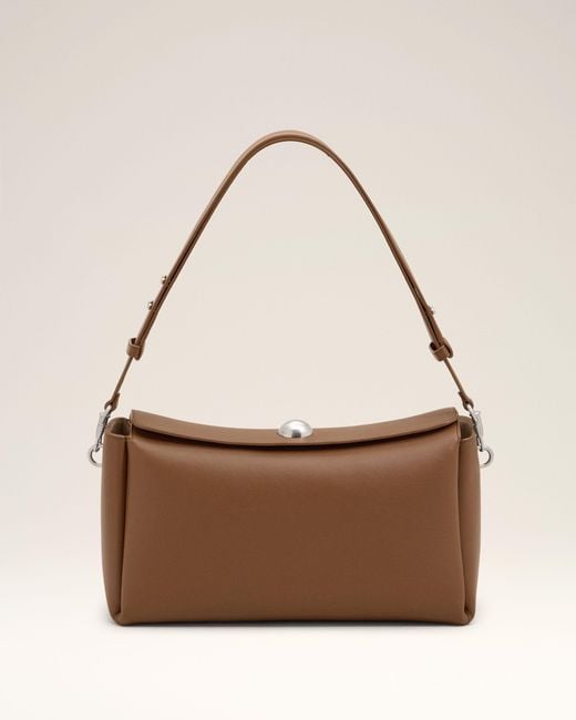 AMI Natural Medium Cow Leather Carrousel Bag